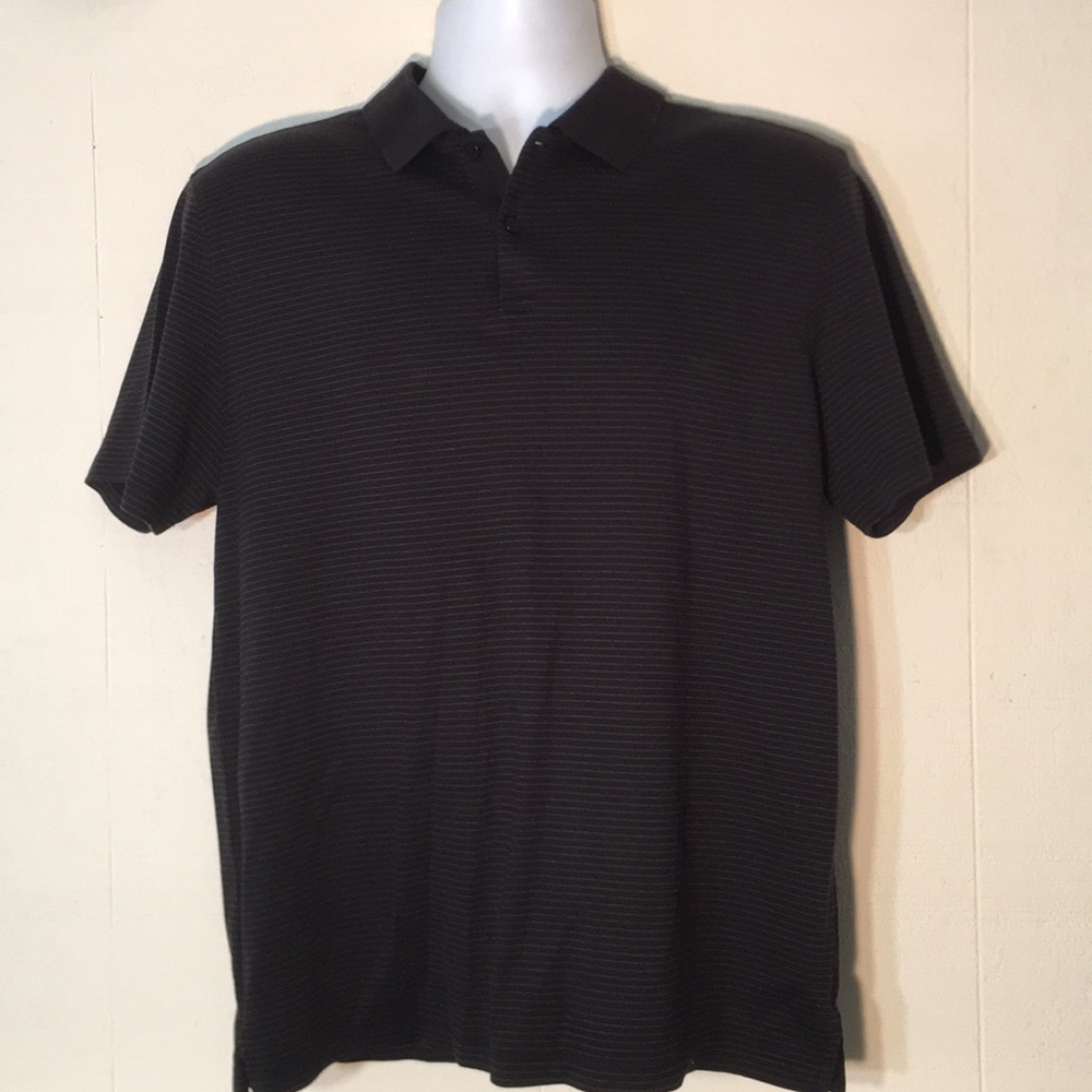 CALVIN KLEIN POLO SHIRT LARGE BLACK.
